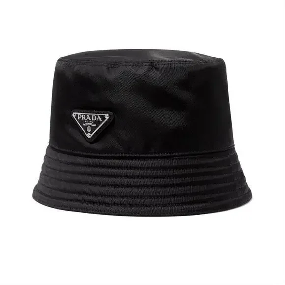 PRADA logo nylon shell bucket hat Small - Picture 1 of 3